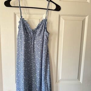 American eagle Light Blue Floral Slip Dress